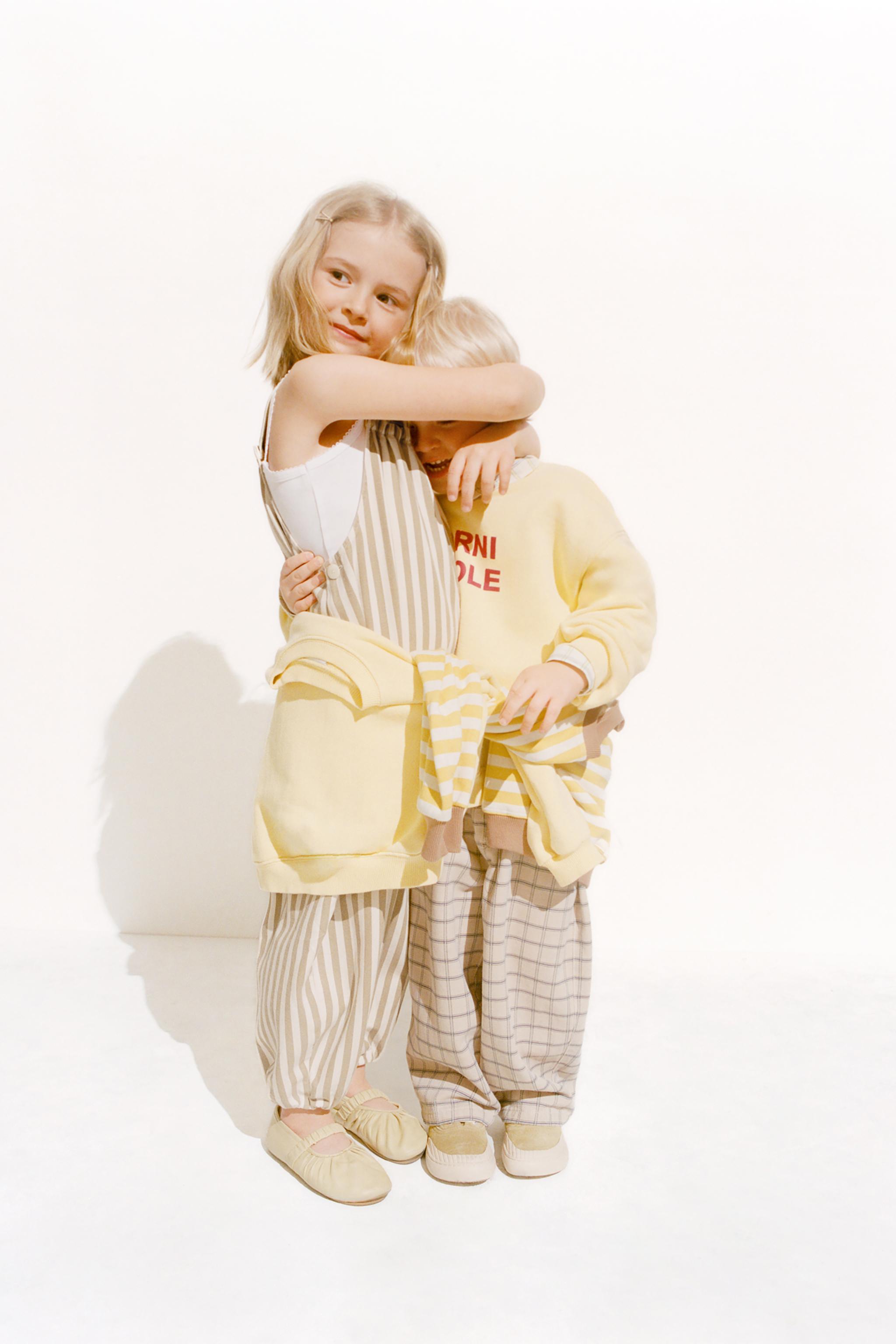 ZARA TIMELESS - LONG STRIPED OVERALLS